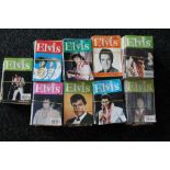 ELVIS PRESLEY - large collection of 'Elvis Monthly' magazines issues 235 - 483 (issue 400 missing)