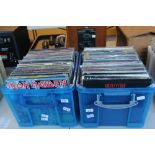 METAL/HEAVY ROCK - Large collection of over 120 x LP's and 12" records.