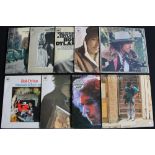 BOB DYLAN - Collection of 9 x original title LP's.