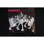 THE RAMONES - signed US 7" single for the track "I Don't Want You" (Ex+ condition).