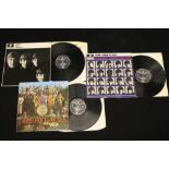 THE BEATLES -3 x  hard to find reissue LP's, commonly referred to as the "one box EMI" issues.