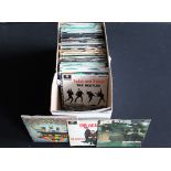 BEATLES AND RELATED - Large collection of around 100 x 7" singles to include many early original