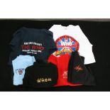 THE WHO - a collection of five sweatshirts and one jumper from various The Who tours to include The