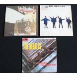 BEATLES/LED ZEPPELIN - Collection of 3 x original title LP's.