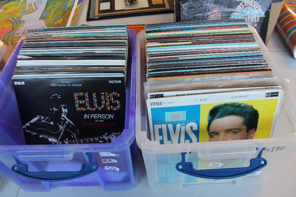 ELVIS PRESLEY - Large collection of over 100 x LP's to contain earlier studio releases on RCA as