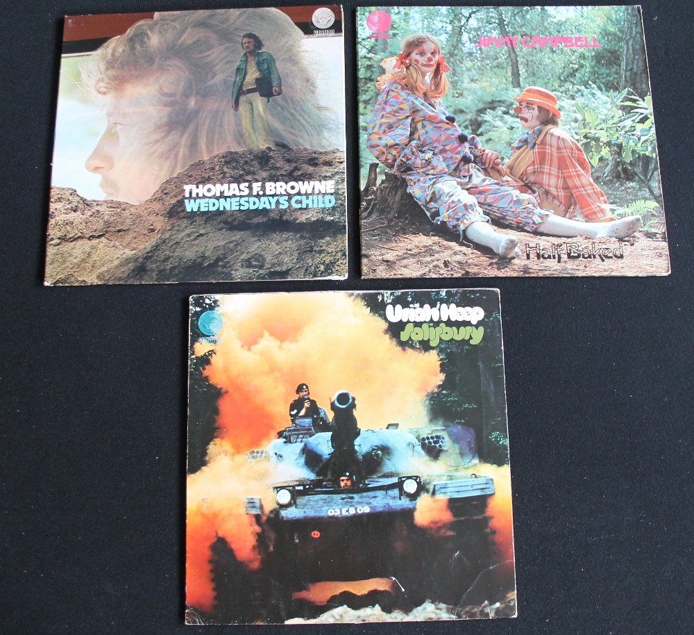 VERTIGO SWIRL - Collection of 3 x original title LP's.