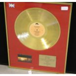VAN MORRISON - official 1989 UK in-house Polydor Gold Presentation Disc Presented to Neil Smith to