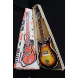 JAPANESE TINPLATE GUITAR - boxed "Electr