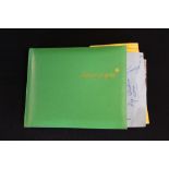 1950s TO MODERN DAY AUTOGRAPH BOOK - a 1950s to modern day autograph book filled with signatures,