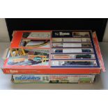 LIMA/MATCHBOX - two boxed railway sets to include a LIMA Trains set with a container unloader and a