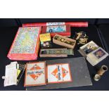 VINTAGE TOYS - a collection of vintage toys to include Buccaneer in original box and board in tube,
