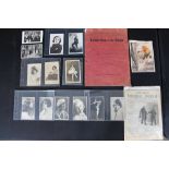 THEATRICAL AUTOGRAPHS AND EPHEMERA - a collection of thirteen photographs of c1920-30s starlets,