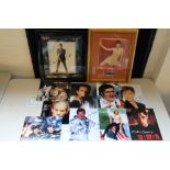 JAMES BOND - a collection of x11 James Bond related photos and autographs to include a framed and