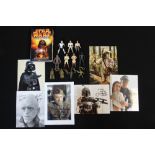 STAR WARS SIGNED PHOTOGRAPHS - a collection of x5 signed Star Wars autographs personalised 'to