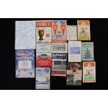 FOOTBALL MEMORABILIA - a range of football memorabilia (official programmes and autographs) to