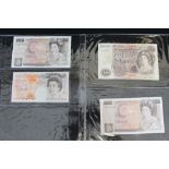 ENGLISH £10 NOTES - four circulated and uncirculated English £10 bank notes to include cashiers M.