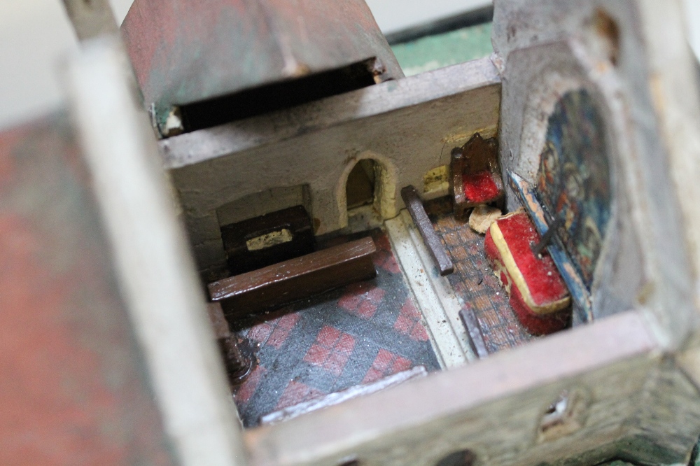 SCALE MODEL - a scale model of a Buckinghamshire Church dedicated to St Giles in a glass case and a - Image 5 of 6