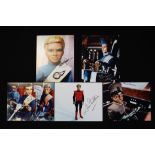 THUNDERBIRDS/CAPTAIN SCARLETT - x5 original Thunderbird/Captain Scarlett autographs to include