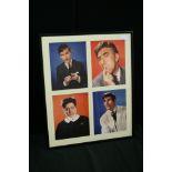 CARRY ON DOCTOR - A framed promotional display featuring 4 original photographic prints of