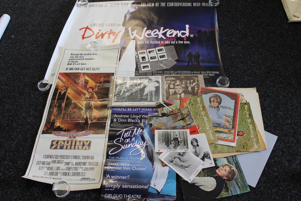 FILM MEMORABILIA - a mixed selection of posters, stills, lobby cards, transparencies, - Image 2 of 2