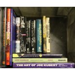 SCI-FI AND ILLUSTRATOR BOOKS - thirteen sci-fi novels and books about comic and general