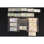 SCOTTISH BANK NOTES - eighteen circulated and uncirculated £1-£10 Scottish bank notes.