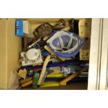 TOOLS - two boxes of miscellaneous tools to include hammers, clamps, files and sundry items.