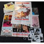 FILM MEMORABILIA - a selection of film memorabilia featuring the actors Oliver Reed,