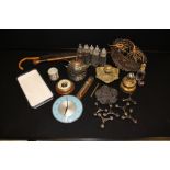 DECORATIVE PIECES - a selection of decorative pieces to include a silver plate 1930s teapot,