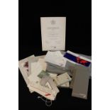 CONCORDE - A collection of passenger items to include a flight certificate September 1987,