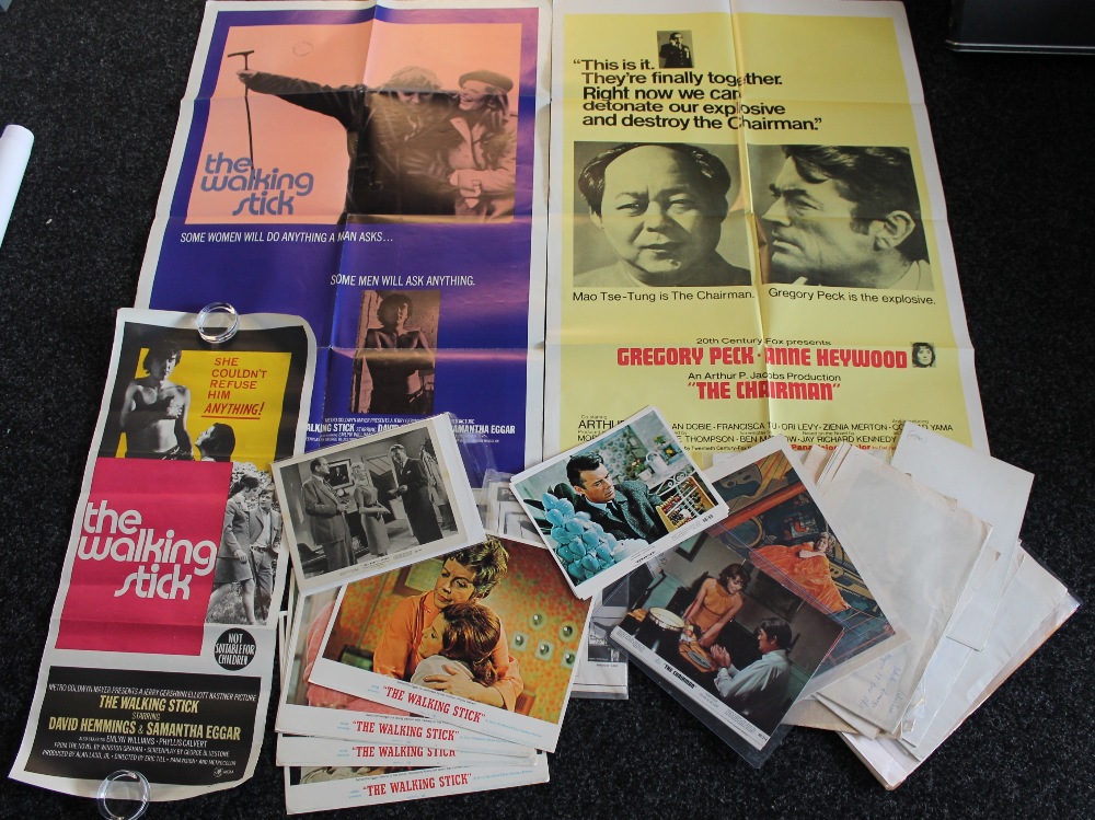 FILM MEMORABILIA - a selection of film posters, press books,