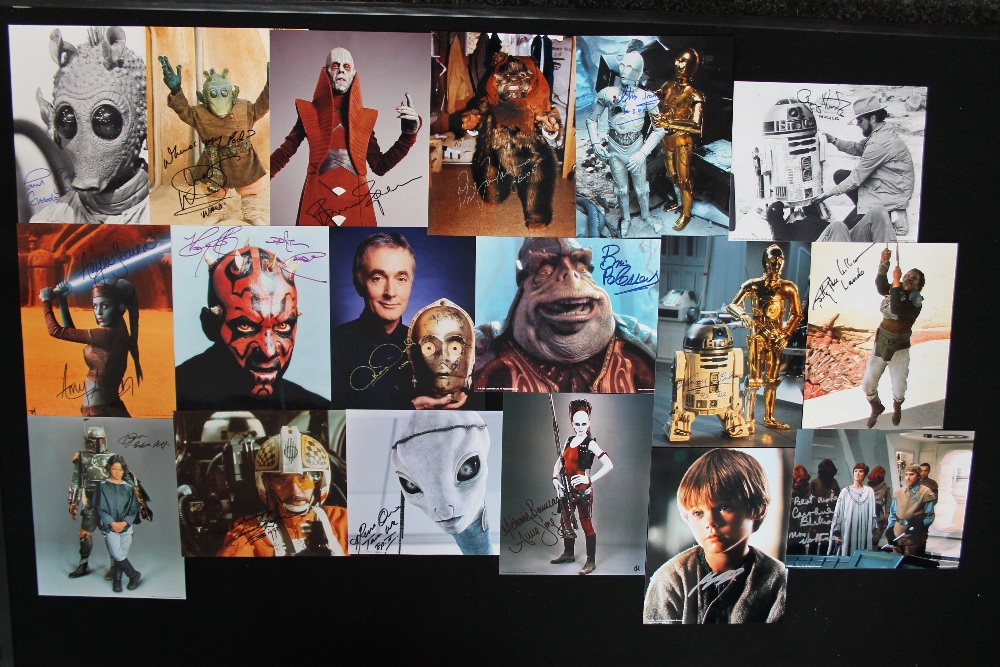 STAR WARS SIGNED PHOTOGRAPHS - a collection of x17 signed Star Wars autographs to include actors