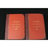 WILLIAM HUNTINGTON - Two hardback bound volumes of PHOTOGRAPHS of original watercolours by William