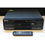 LASERDISC PLAYER AND DISCS - a Pioneer CDL-D515 Laserdisc player (with UK mains plug and remote