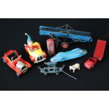 DIE CAST TOYS - a collection of die cast toys to include a Corgi Noddy's car, a Corgi trailer,