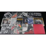 PUNK - Fantastic collection of 16 x 7" singles presented in picture sleeves.