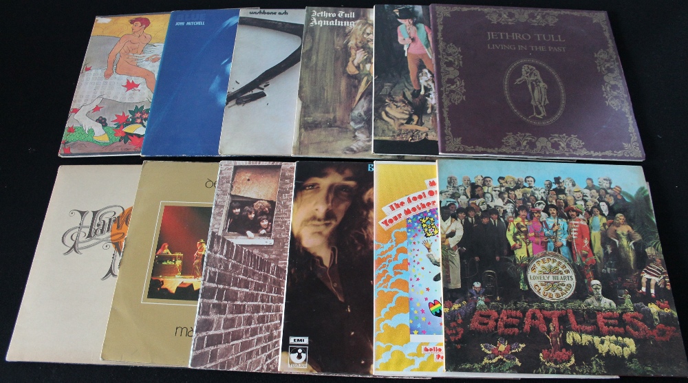 PROG/ROCK - Great collection of 12 x great title LP's.