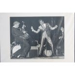 HARRY HAMMOND - A signed print by Harry Hammond of Billy Fury at Wensley 1962.