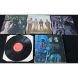 THE DOORS - Collection of 5 x early pressing LP's.