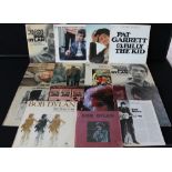 BOB DYLAN - Collection of 13 x studio LP's and a book, to include earlier pressings.