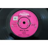 GENESIS - HAPPY THE MAN - Original Charisma (pink scroll) of the hard to find single (CB.181).