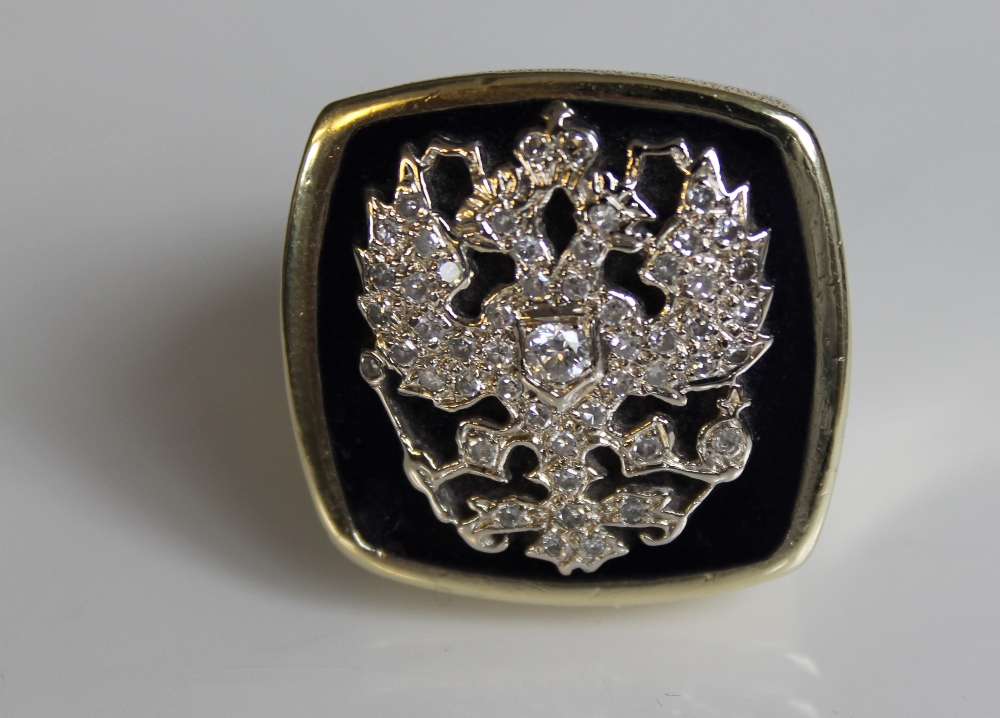 ELVIS PRESLEY - Elvis' famous double headed eagle "Russian Tsar" crest claw ring.  This unique - Image 3 of 47