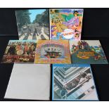 THE BEATLES - Collection of 7 x original title LP's to include early pressings.