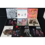 CREAM AND RELATED - Collection of 10 x original title LP's to include early pressings.