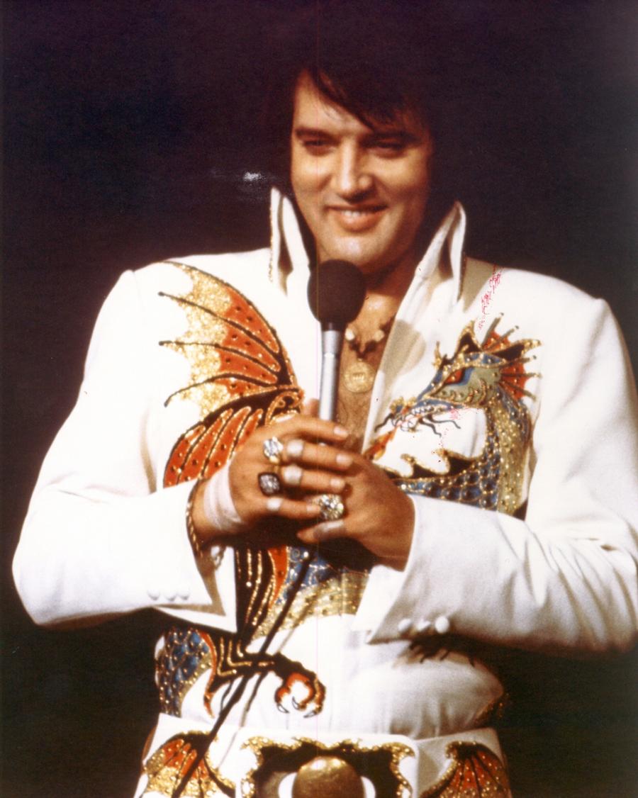 ELVIS PRESLEY - Elvis' famous double headed eagle "Russian Tsar" crest claw ring.  This unique - Image 10 of 47