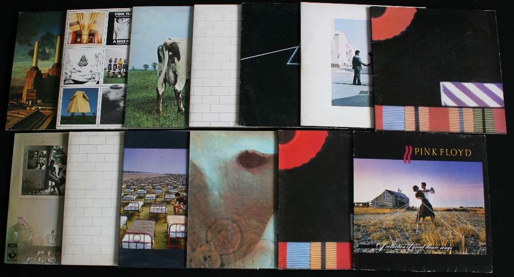 PINK FLOYD - A great selection of 13 x LP's to include early titles/pressings.