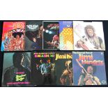 THE JIMI HENDRIX EXPERIENCE - Collection of 9 x original title LP's to include early