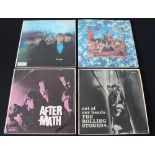 ROLLING STONES - Collection of 4 x early pressing LP's, presented in great condition.
