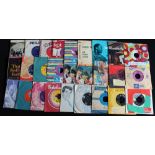 SINGLES - Collection of 30 x  7" singles to include some hard to find Beatles pressings.