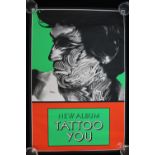 TATTOO YOU - 2 Tattoo You 1981 promotional posters one featuring Keith,